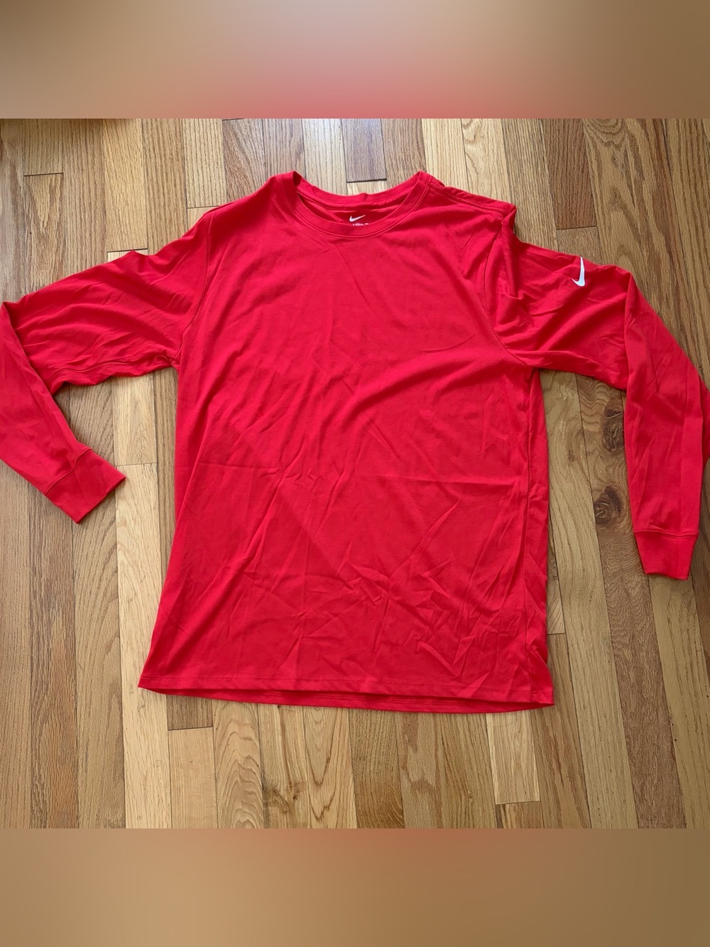 Nike Red Dri-FIT Crew Neck Tee